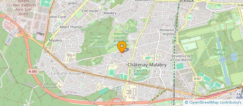 localisation de l'entreprise RETRAITE SPORTIVE DE CHATENAY-MALABRY à CHATENAY-MALABRY