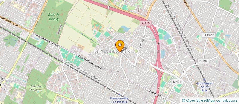 localisation de l'entreprise RETRAITE SPORTIVE DU PARISIS  LE PLESSIS-BOUCHARD