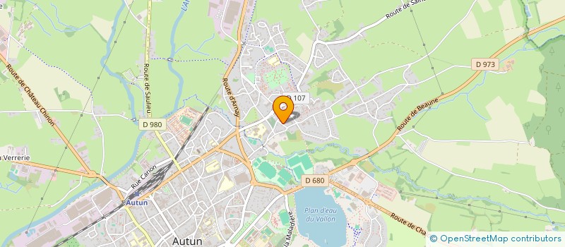 localisation de l'entreprise RETRAITE SPORTIVE EN GRAND AUTUNOIS MORVAN à AUTUN