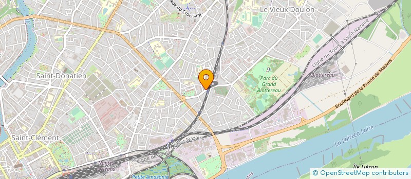 localisation de l'entreprise RETRAITE SPORTIVE LIGERIENNE à NANTES