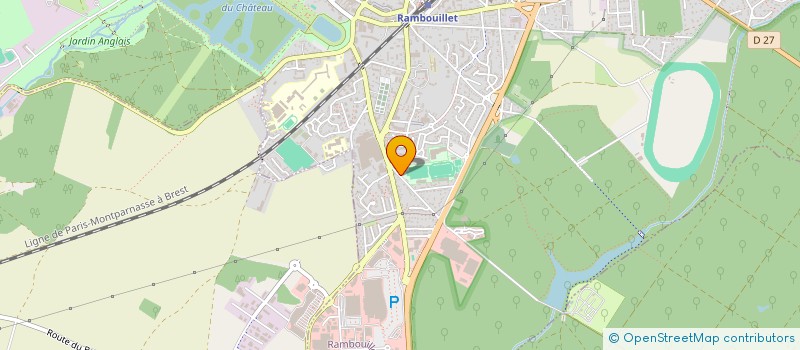 localisation de l'entreprise RETRAITE SPORTIVE PLAINES ET FORETS DES YVELINES à RAMBOUILLET