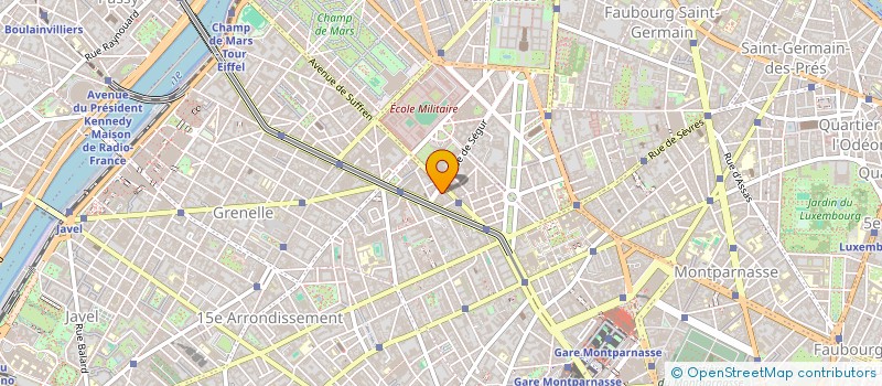 localisation de l'entreprise RETRAITES DES MINES à PARIS