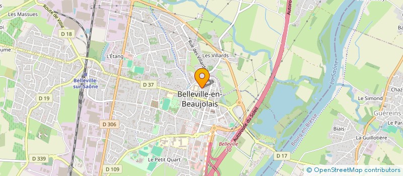 localisation de l'entreprise RETRAITES ENSEMBLE SACHONS TOUS ORGANISER NOTRE SOLITUDE : R.E.S.T.O.N.S.  BELLEVILLE-EN-BEAUJOLAIS