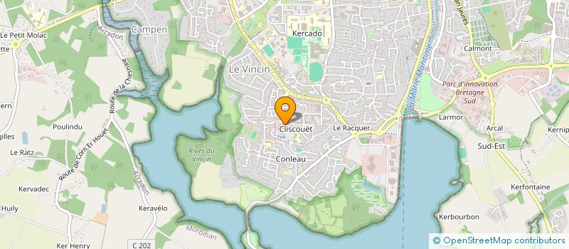 localisation de l'entreprise RETRAITES HEUREUX L'ACTION ET LA DETENTE à VANNES