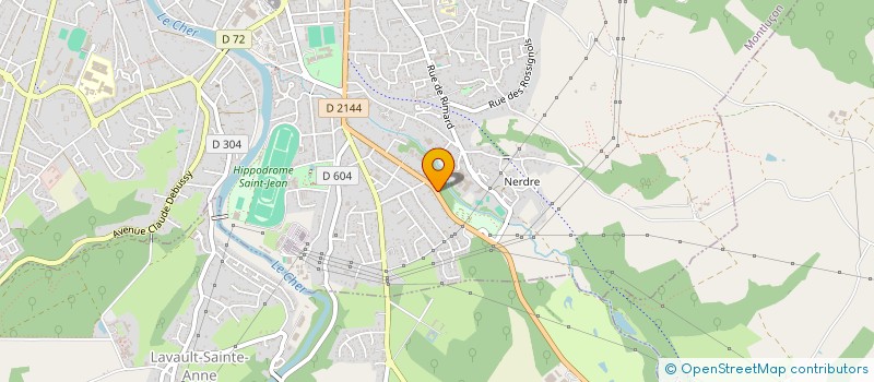 localisation de l'entreprise RETRAUMOBILE CLUB MONTLUCONNAIS  MONTLUCON