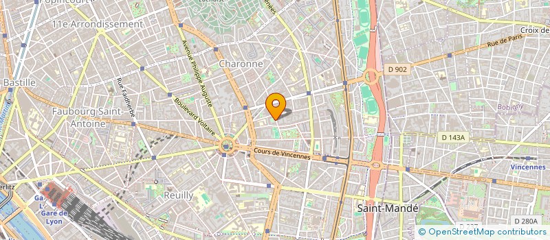 localisation de l'entreprise RETRAVAILLER à PARIS