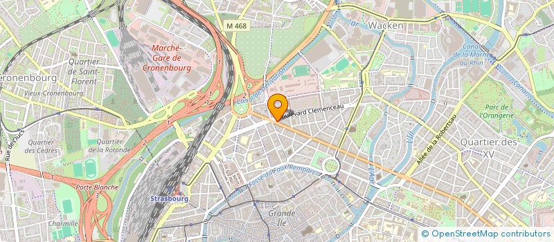 localisation de l'entreprise RETRAVAILLER ALSACE à STRASBOURG