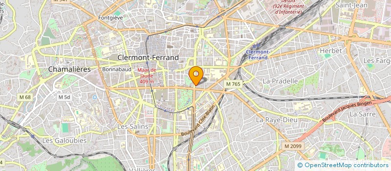 localisation de l'entreprise RETRAVAILLER AUVERGNE à CLERMONT-FERRAND