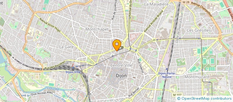 localisation de l'entreprise RETRAVAILLER BOURGOGNE à DIJON