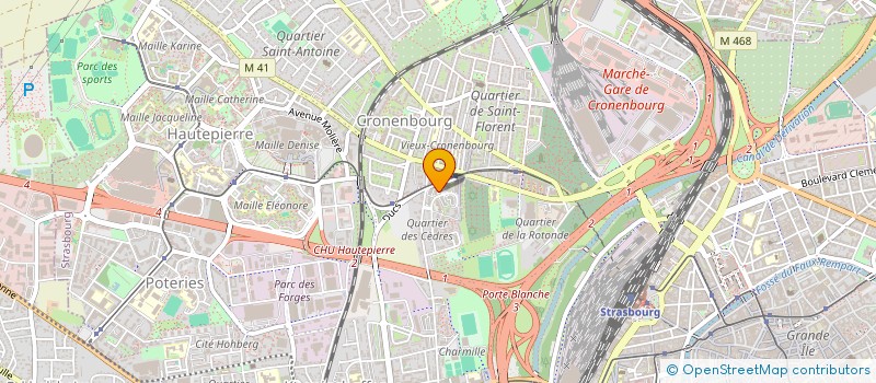 localisation de l'entreprise RETRAVAILLER DANS L'EST à STRASBOURG