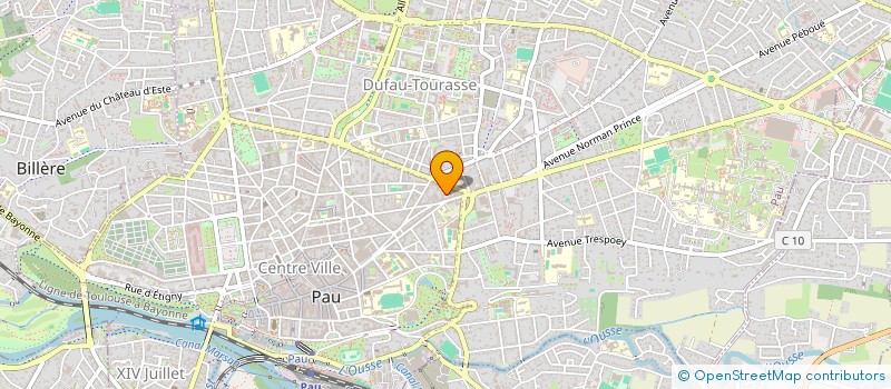 localisation de l'entreprise RETRAVAILLER PAYS DE L'ADOUR à PAU