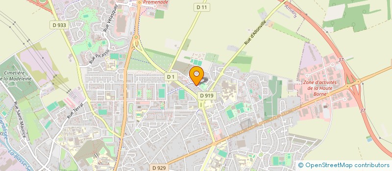 localisation de l'entreprise RETRAVAILLER POUR REVIVRE à AMIENS