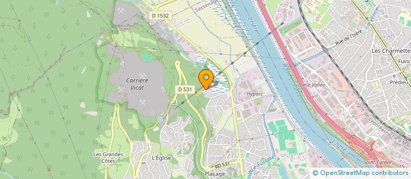 localisation de l'entreprise RETREAT  SASSENAGE