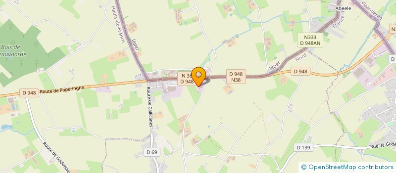 localisation de l'entreprise RETRIEVAL SUD  GODEWAERSVELDE