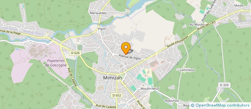localisation de l'entreprise RETRO-AUTO-MOTO-MIMIZAN  MIMIZAN