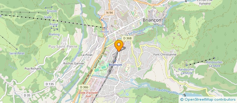 localisation de l'entreprise RETRO CLUB BRAICONNAIS  BRIANCON