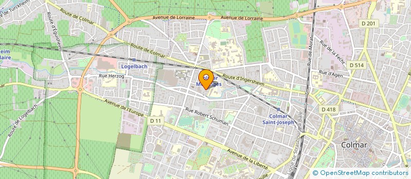 localisation de l'entreprise RETRO CLUB DE COLMAR  COLMAR