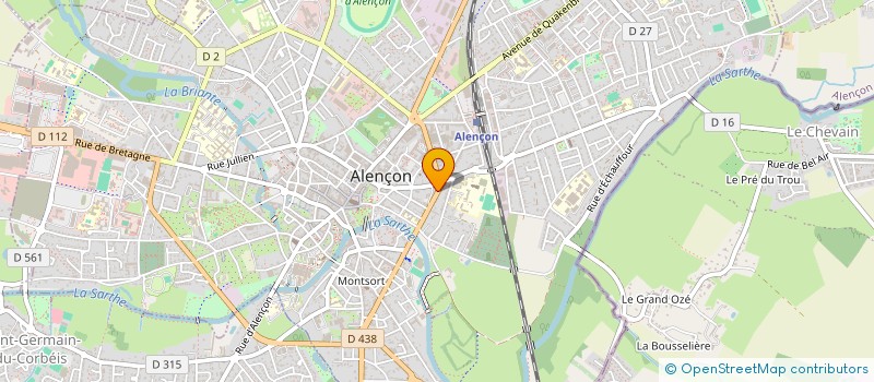 localisation de l'entreprise RETRO'CONDUITE à ALENCON