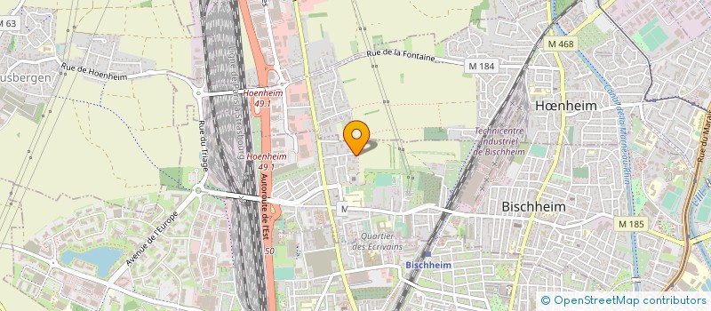 localisation de l'entreprise RETRO CREATIONS  BISCHHEIM