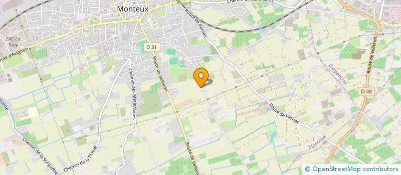 localisation de l'entreprise RETRO GLAM N'ROCK  MONTEUX