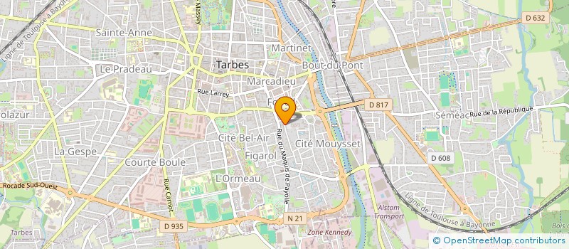 localisation de l'entreprise RETRO MECANIQUE CLUB  TARBES
