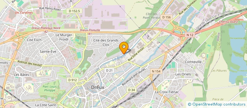localisation de l'entreprise RETRO MOBILE CLUB DROUAIS à DREUX