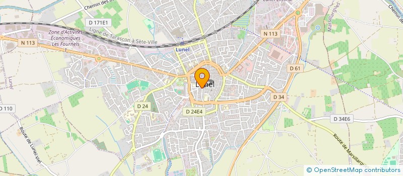 localisation de l'entreprise RETRO'N CHIC  LUNEL