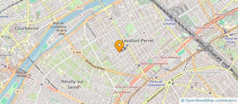 localisation de l'entreprise RETRO VINTAGE CAR à LEVALLOIS-PERRET
