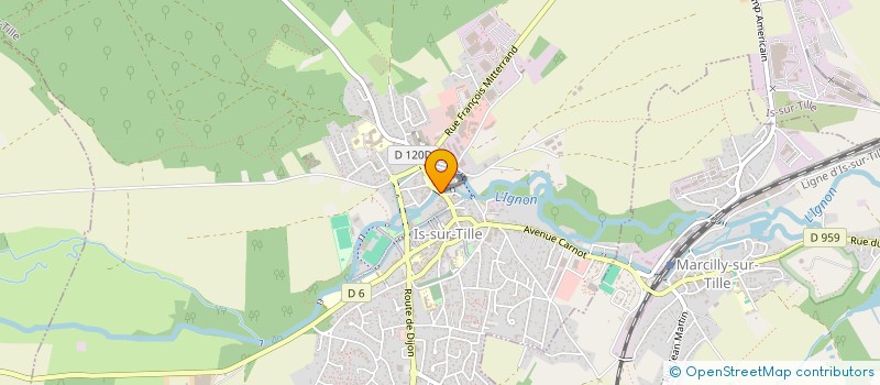 localisation de l'entreprise RETROCBA à IS-SUR-TILLE