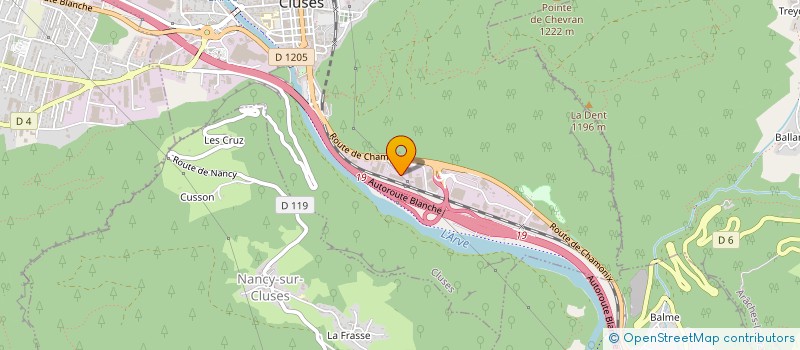 localisation de l'entreprise RETROFIT 74  CLUSES