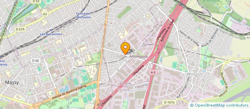 localisation de l'entreprise RETROFIT à ANTONY