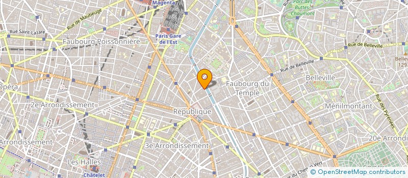 localisation de l'entreprise RETROFUTUR à PARIS