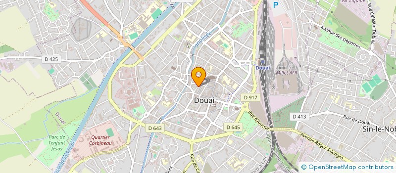 localisation de l'entreprise RETROGAMES 59 à DOUAI
