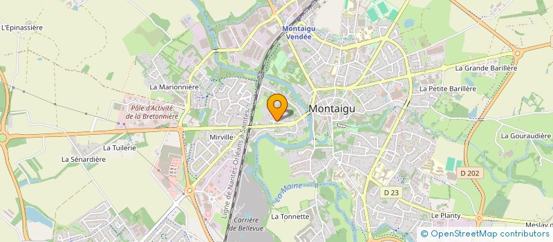 localisation de l'entreprise RETROGAMING BROTHERS à MONTAIGU-VENDEE