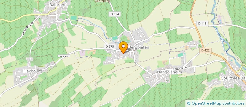 localisation de l'entreprise RETROGRADE  ENTZHEIM