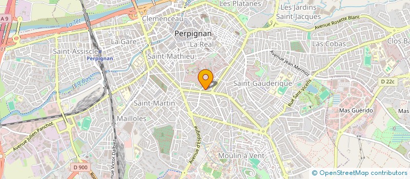 localisation de l'entreprise RETROMOBILE CLUB à PERPIGNAN