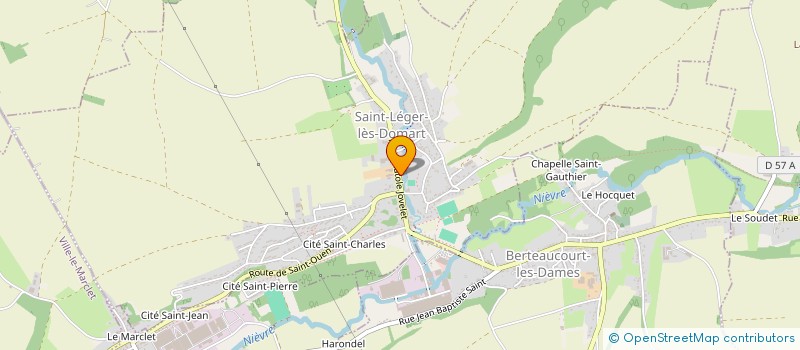 localisation de l'entreprise RETROPERMIS  SAINT-LEGER-LES-DOMART