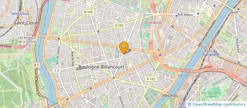 localisation de l'entreprise RETROPOLIS à BOULOGNE-BILLANCOURT
