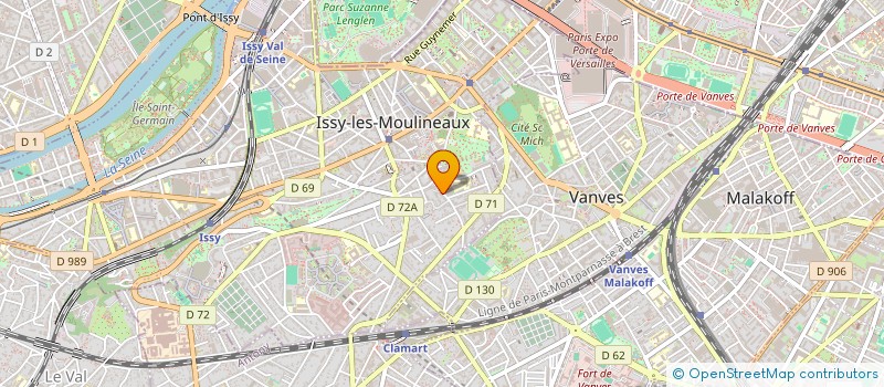 localisation de l'entreprise RETROS PRODUCTION  ISSY-LES-MOULINEAUX