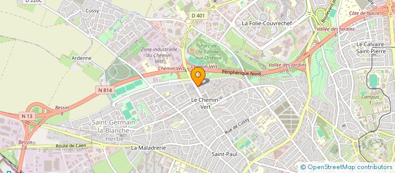 localisation de l'entreprise RETROUVAILLES à CAEN