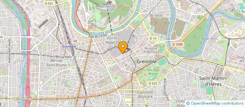 localisation de l'entreprise RETROUVER GRENOBLE  GRENOBLE