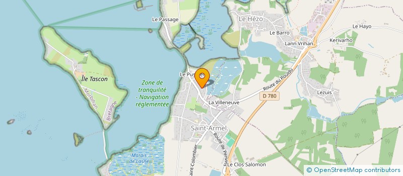 localisation de l'entreprise RETROUVER L'ELAN VITAL ENSEMBLE  SAINT-ARMEL