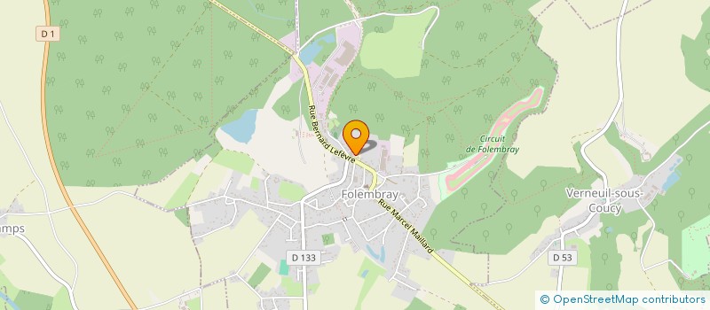 localisation de l'entreprise RETROVEO  FOLEMBRAY