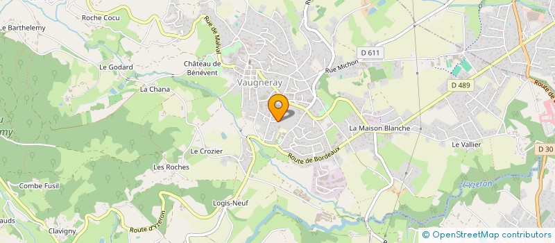 localisation de l'entreprise RETRU SECOND OEUVRE à VAUGNERAY