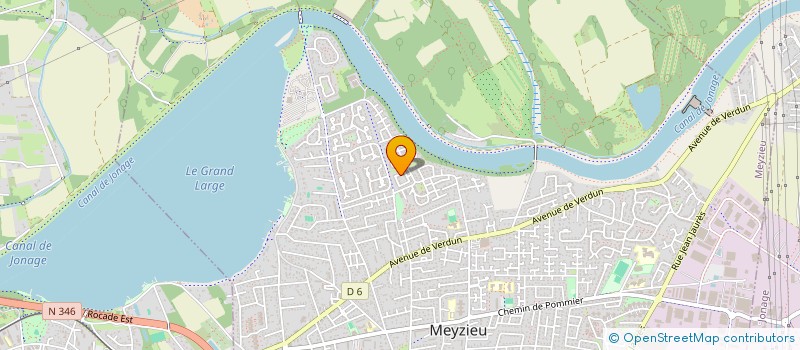 localisation de l'entreprise RETS  MEYZIEU