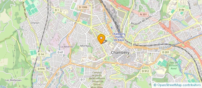 localisation de l'entreprise RETUME EUROPE  CHAMBERY