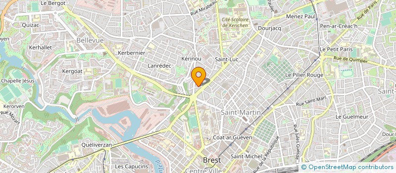 localisation de l'entreprise RETUVENA à BREST