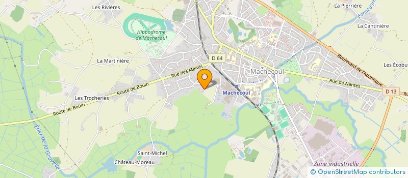 localisation de l'entreprise RETZ'AGIR à MACHECOUL-SAINT-MEME
