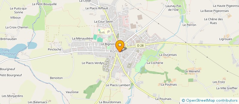 localisation de l'entreprise RETZ ARCHITECTURE  ROMILLE