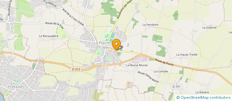 localisation de l'entreprise RETZ ATAO à LA PLAINE-SUR-MER